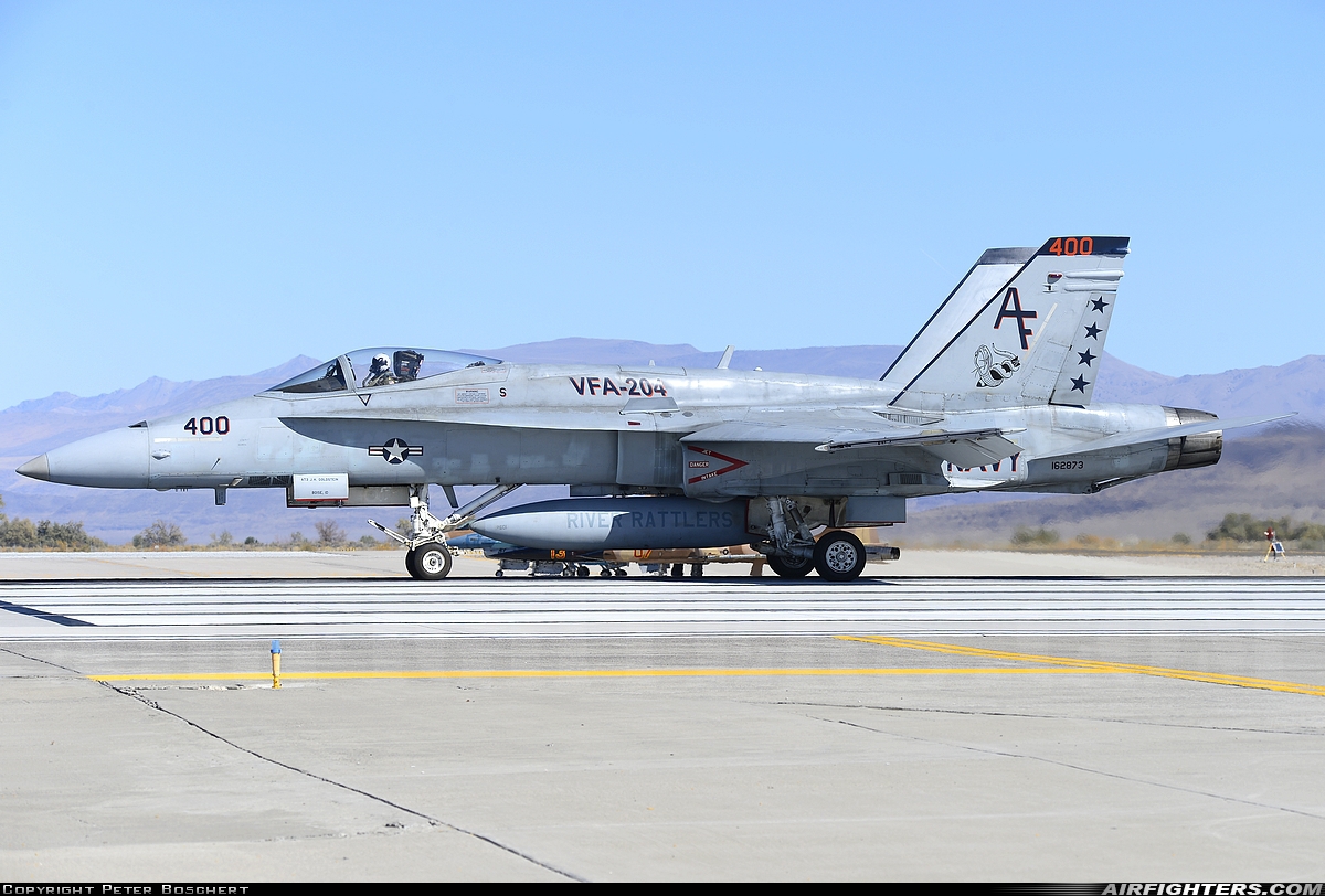USA - Navy McDonnell Douglas F/A-18A+ Hornet 162873 at Fallon - Fallon NAS (NFL / KNFL), USA