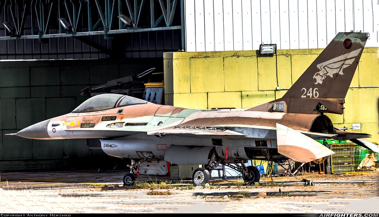 Israel - Air Force General Dynamics F-16A Fighting Falcon 246 at Ramat David (LLRD), Israel