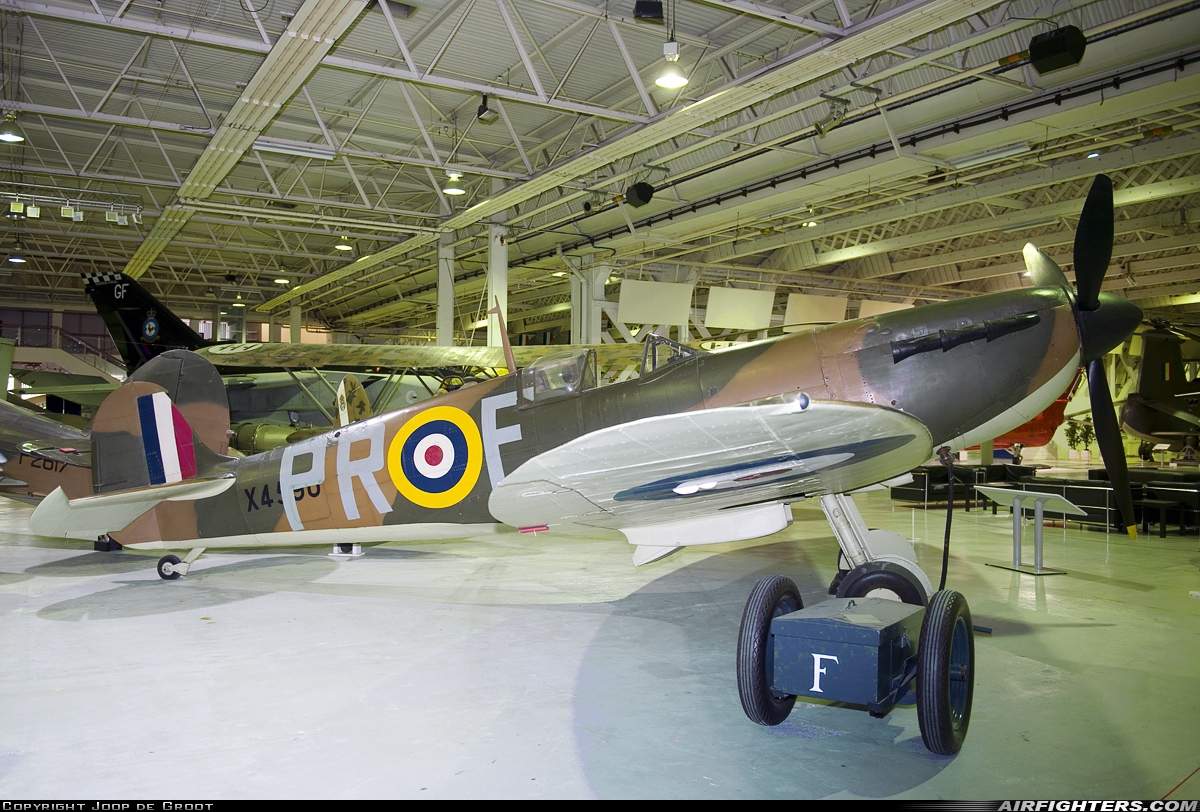 UK - Air Force Supermarine 300 Spitfire Ia X4590 at Hendon, UK