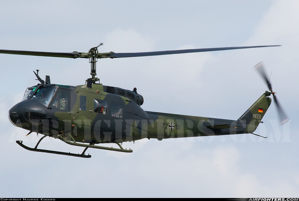 Germany - Army Bell UH-1D Iroquois (205) 72+19 at Neuburg - Zell (ETSN), Germany