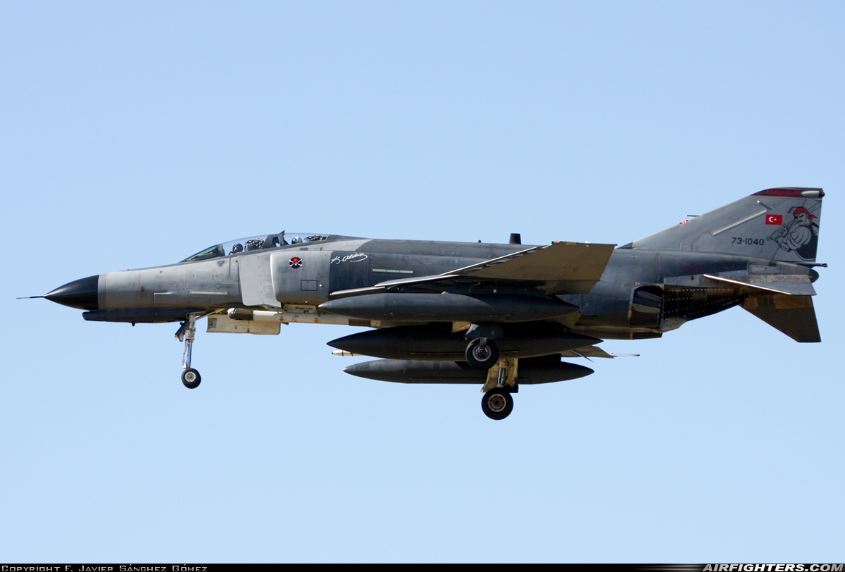 Türkiye - Air Force McDonnell Douglas F-4E-2020 Terminator 73-1040 at Albacete (- Los Llanos) (LEAB), Spain