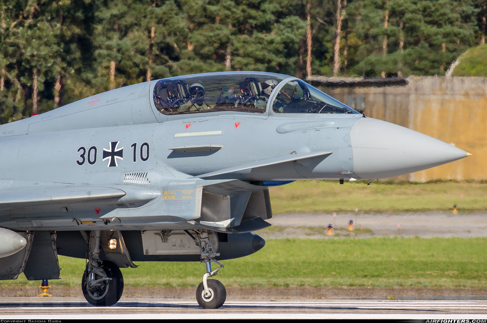 Germany - Air Force Eurofighter EF-2000 Typhoon T 30+10 at Wittmundhafen (Wittmund) (ETNT), Germany