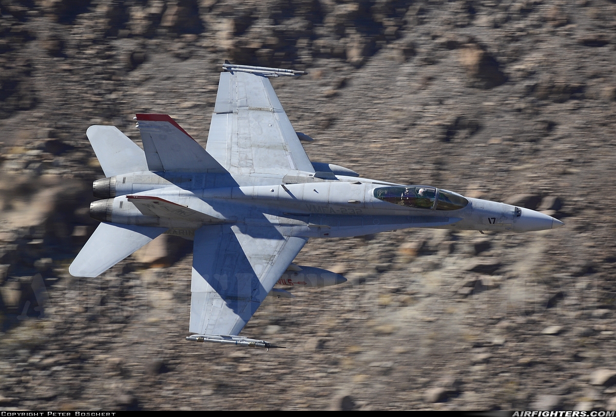 USA - Marines McDonnell Douglas F/A-18C Hornet 164707 at Off-Airport - Rainbow Canyon area, USA