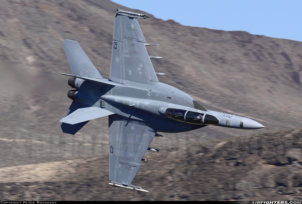 USA - Navy Boeing F/A-18F Super Hornet 166843 at Off-Airport - Rainbow Canyon area, USA