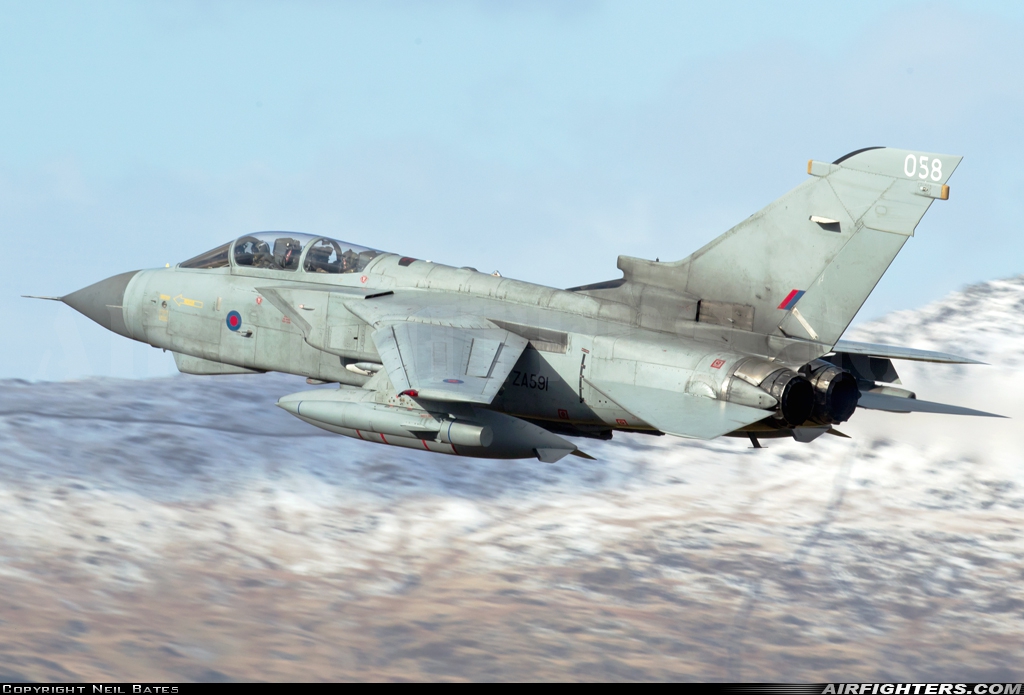 UK - Air Force Panavia Tornado GR4 ZA591 at Off-Airport - Machynlleth Loop Area, UK