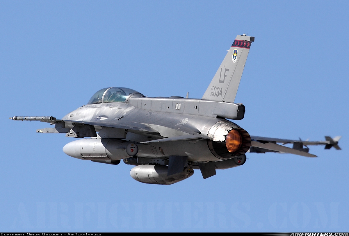Singapore - Air Force General Dynamics F-16D Fighting Falcon 96-5034 at Las Vegas - Nellis AFB (LSV / KLSV), USA