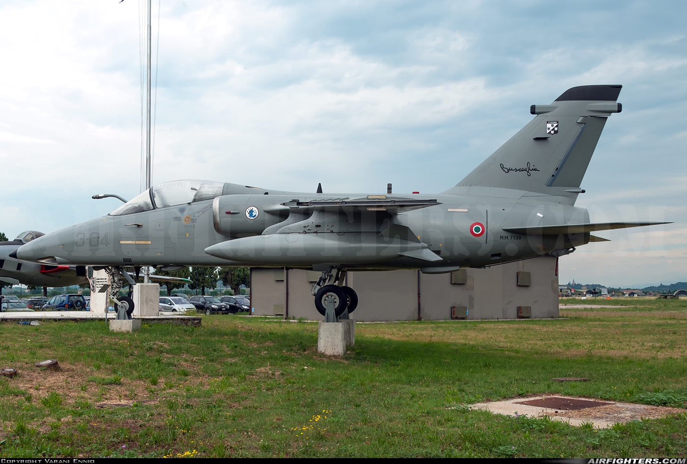Italy - Air Force AMX International AMX  ACOL MM7139 at Verona - Villafranca (Valerio Catullo) (VRN / LIPX), Italy