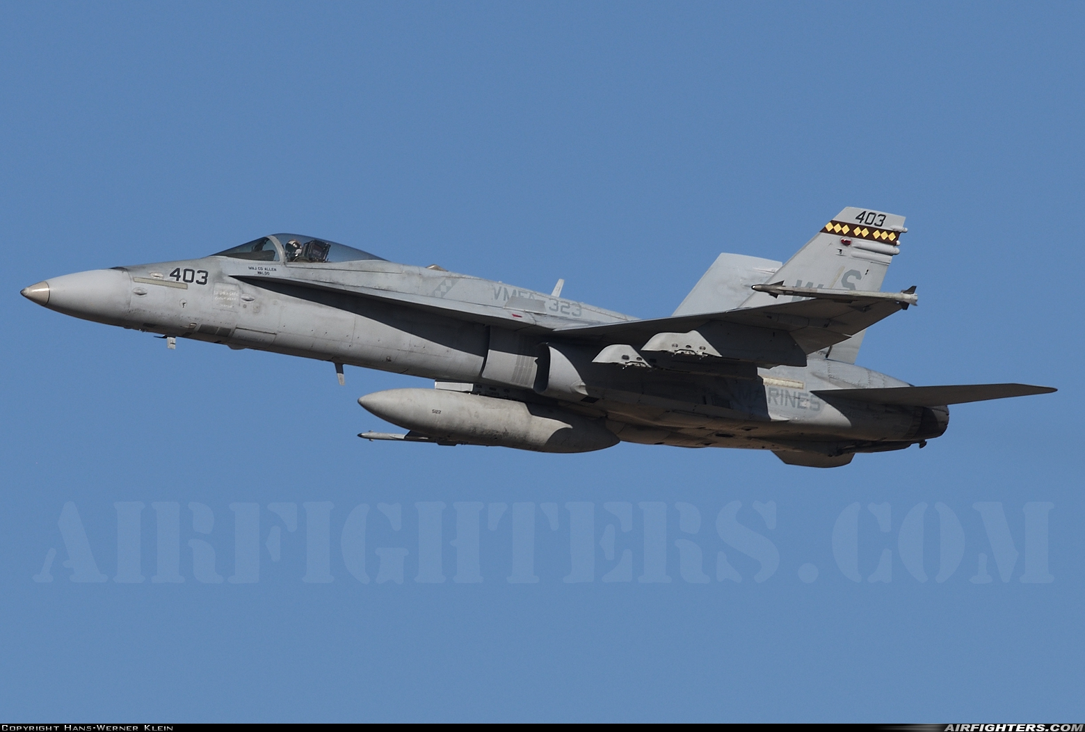 USA - Marines McDonnell Douglas F/A-18C Hornet 164896 at Phoenix (Chandler) - Williams Gateway (AFB) (CHD / IWA / KIWA), USA