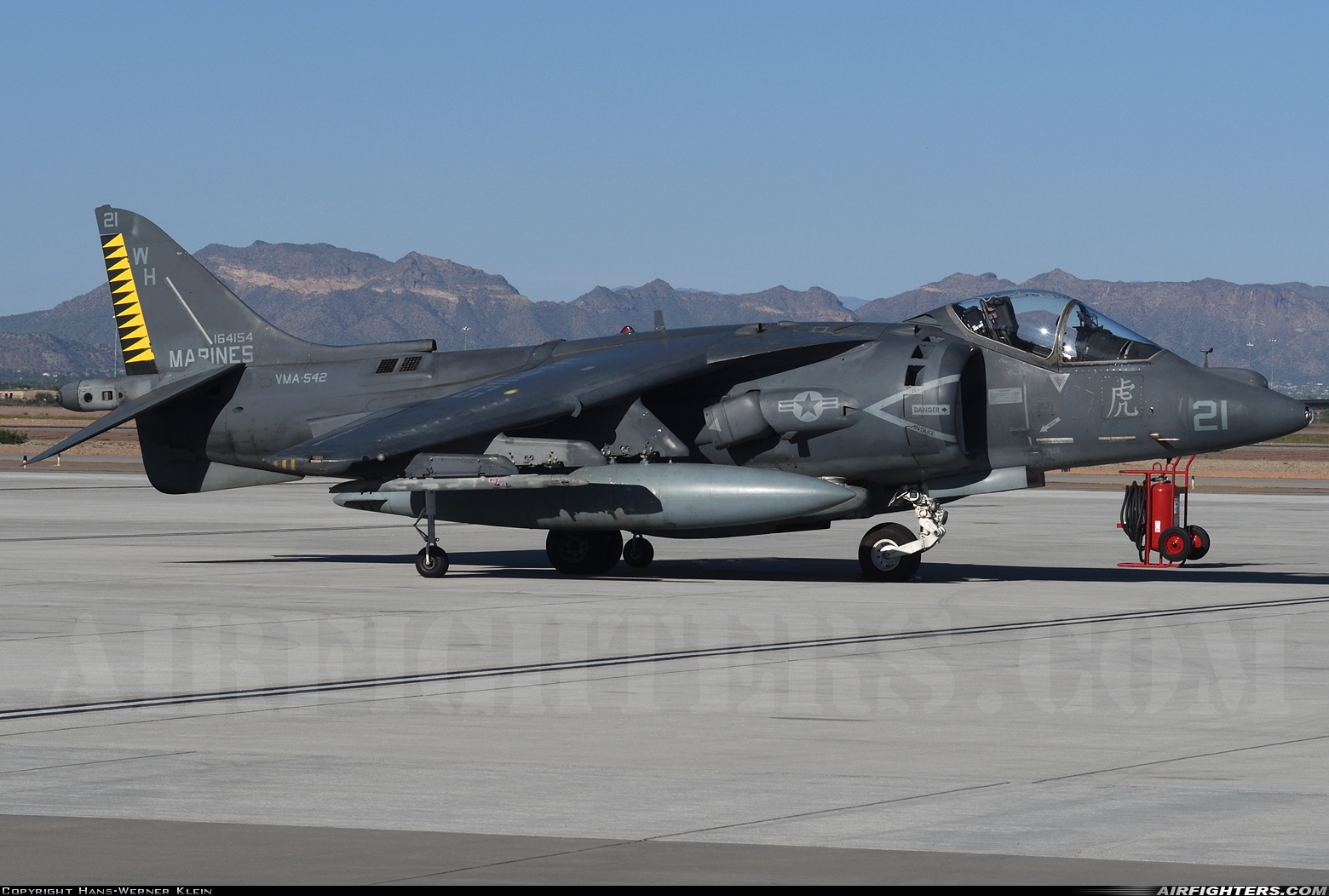 USA - Marines McDonnell Douglas AV-8B Harrier II 164154 at Phoenix (Chandler) - Williams Gateway (AFB) (CHD / IWA / KIWA), USA