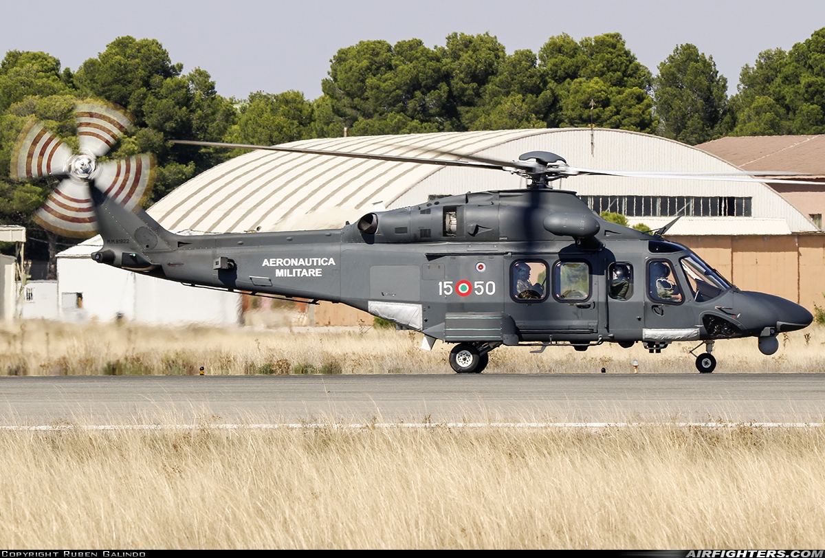 Italy - Air Force AgustaWestland HH-139A (AW-139M) MM81822 at Albacete (- Los Llanos) (LEAB), Spain