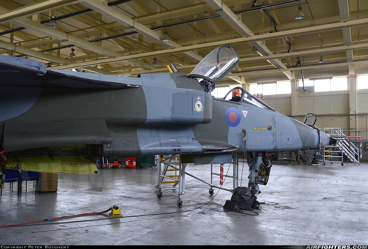 UK - Air Force Sepecat Jaguar GR1 XX727 at Cosford (EGWC), UK