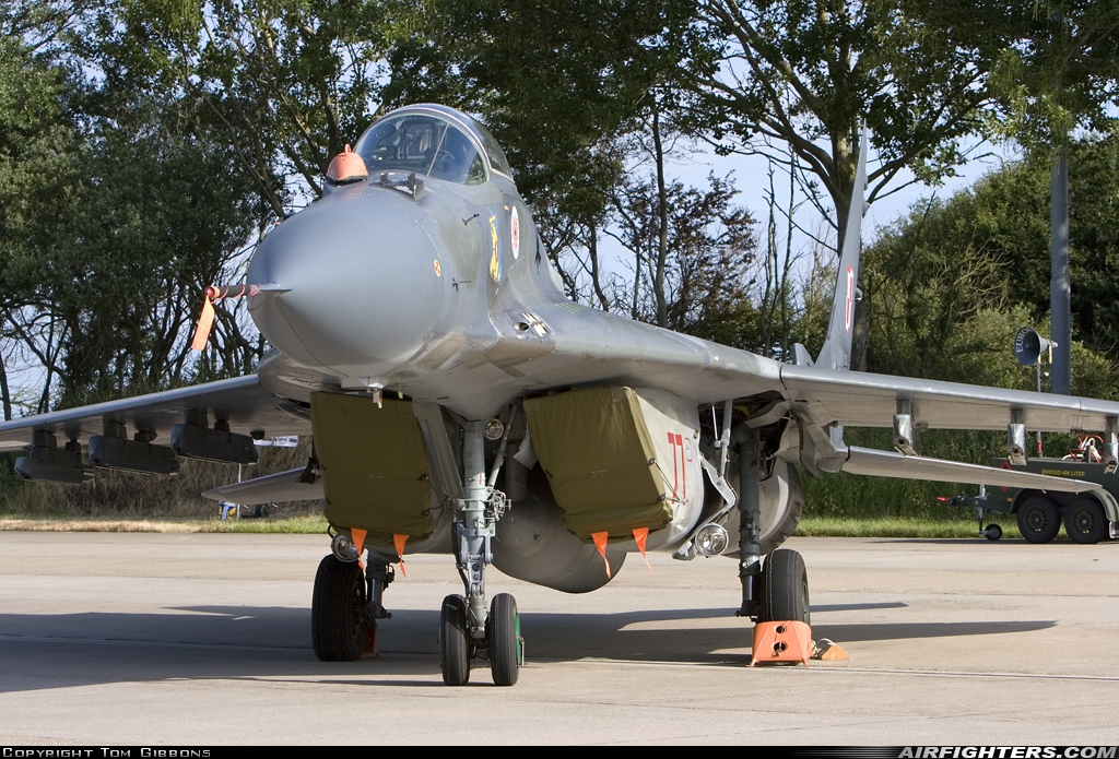 Poland - Air Force Mikoyan-Gurevich MiG-29A (9.12A) 77 at Leeuwarden (LWR / EHLW), Netherlands
