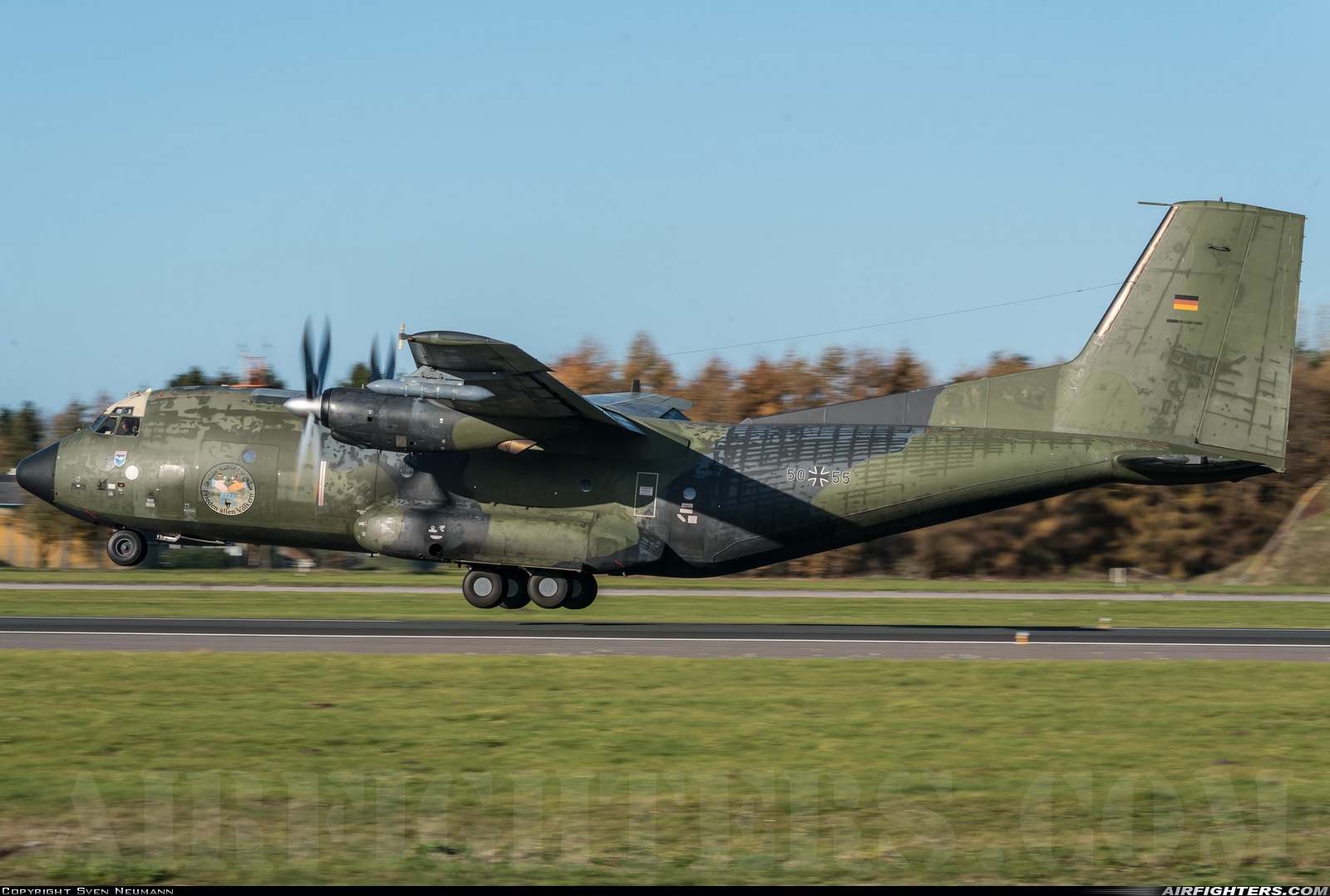 Germany - Air Force Transport Allianz C-160D 50+55 at Wittmundhafen (Wittmund) (ETNT), Germany