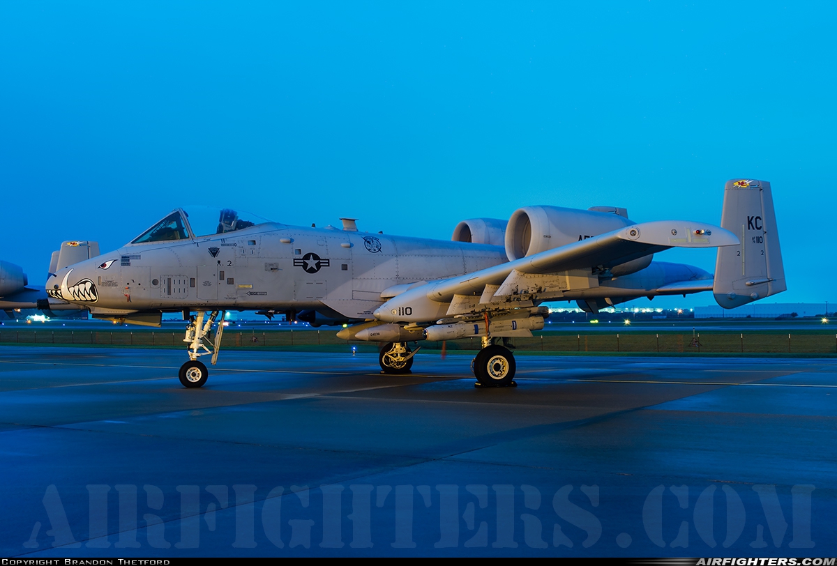 USA - Air Force Fairchild A-10C Thunderbolt II 79-0110 at Fort Worth - Alliance (AFW / KAFW), USA
