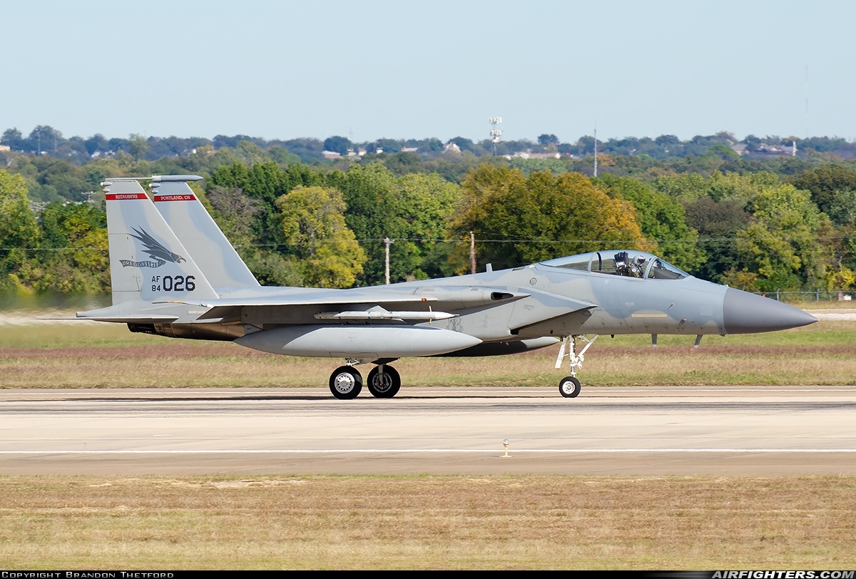 USA - Air Force McDonnell Douglas F-15C Eagle 84-0026 at Fort Worth - NAS JRB / Carswell Field (AFB) (NFW / KFWH), USA