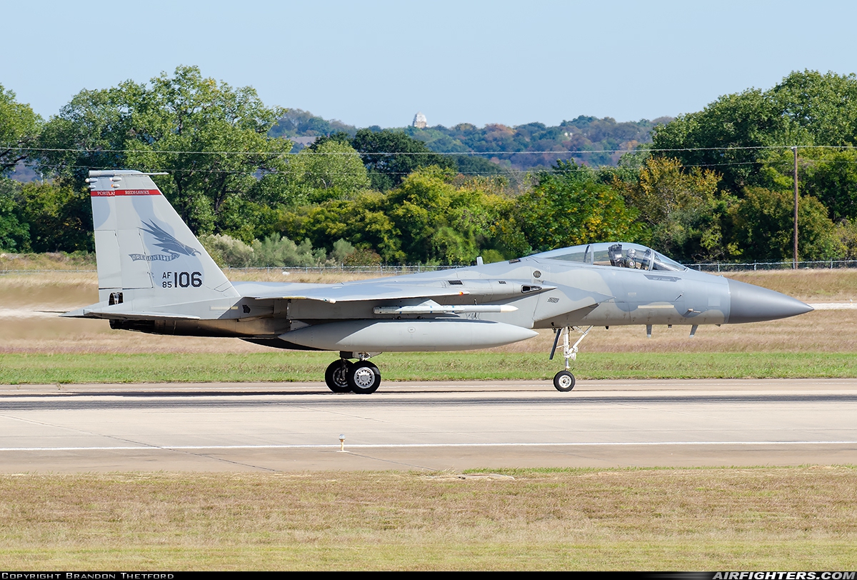 USA - Air Force McDonnell Douglas F-15C Eagle 85-0106 at Fort Worth - NAS JRB / Carswell Field (AFB) (NFW / KFWH), USA
