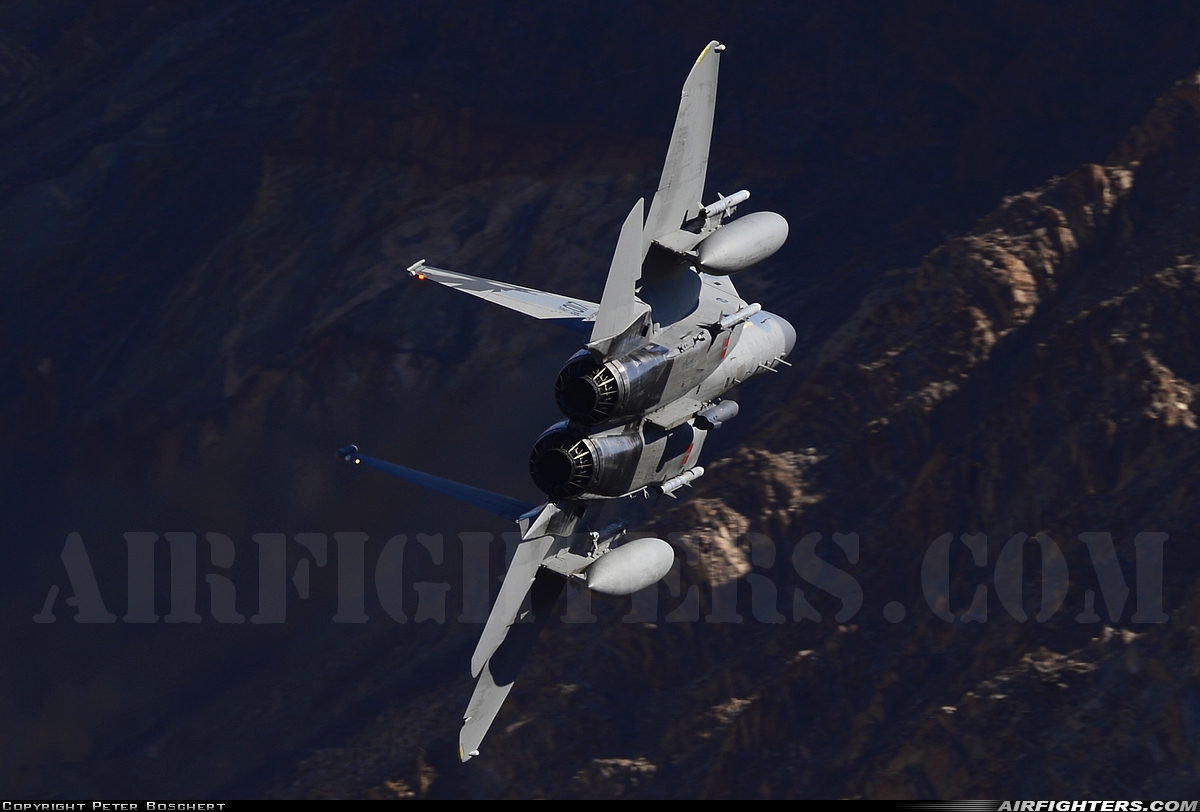 USA - Air Force McDonnell Douglas F-15C Eagle 84-0017 at Off-Airport - Rainbow Canyon area, USA