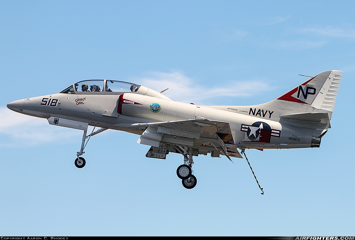Private - Pacific Aero Ventures LLC Douglas TA-4J Skyhawk N518TA at Everett - Snohomish County / Paine Field (PAE / KPAE), USA