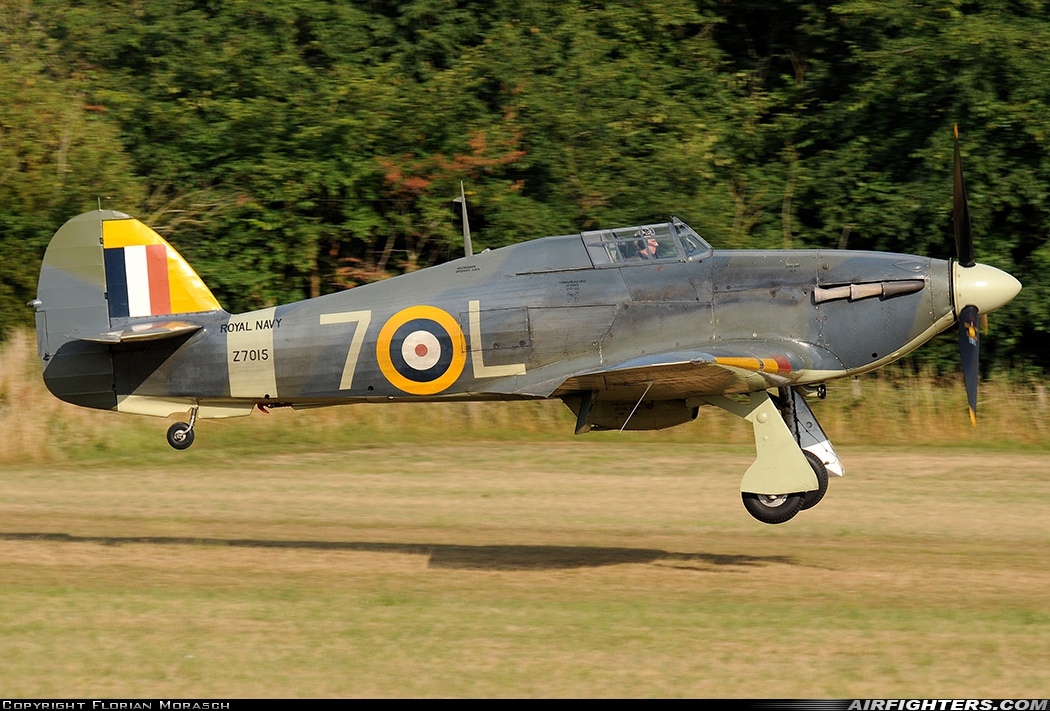 Private - The Shuttleworth Collection Hawker Sea Hurricane 1B G-BKTH at Old Warden - Biggleswade, UK