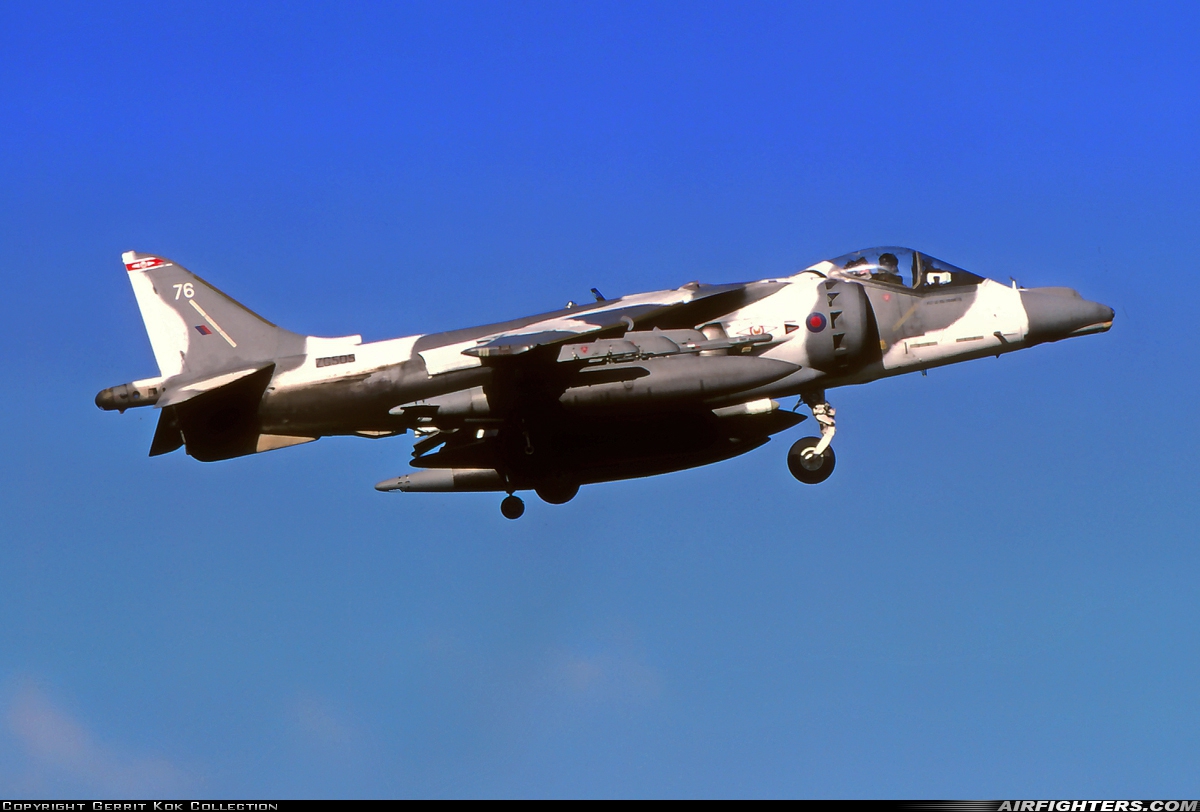 UK - Air Force British Aerospace Harrier GR.7A ZG505 at Wittering (EGXT), UK