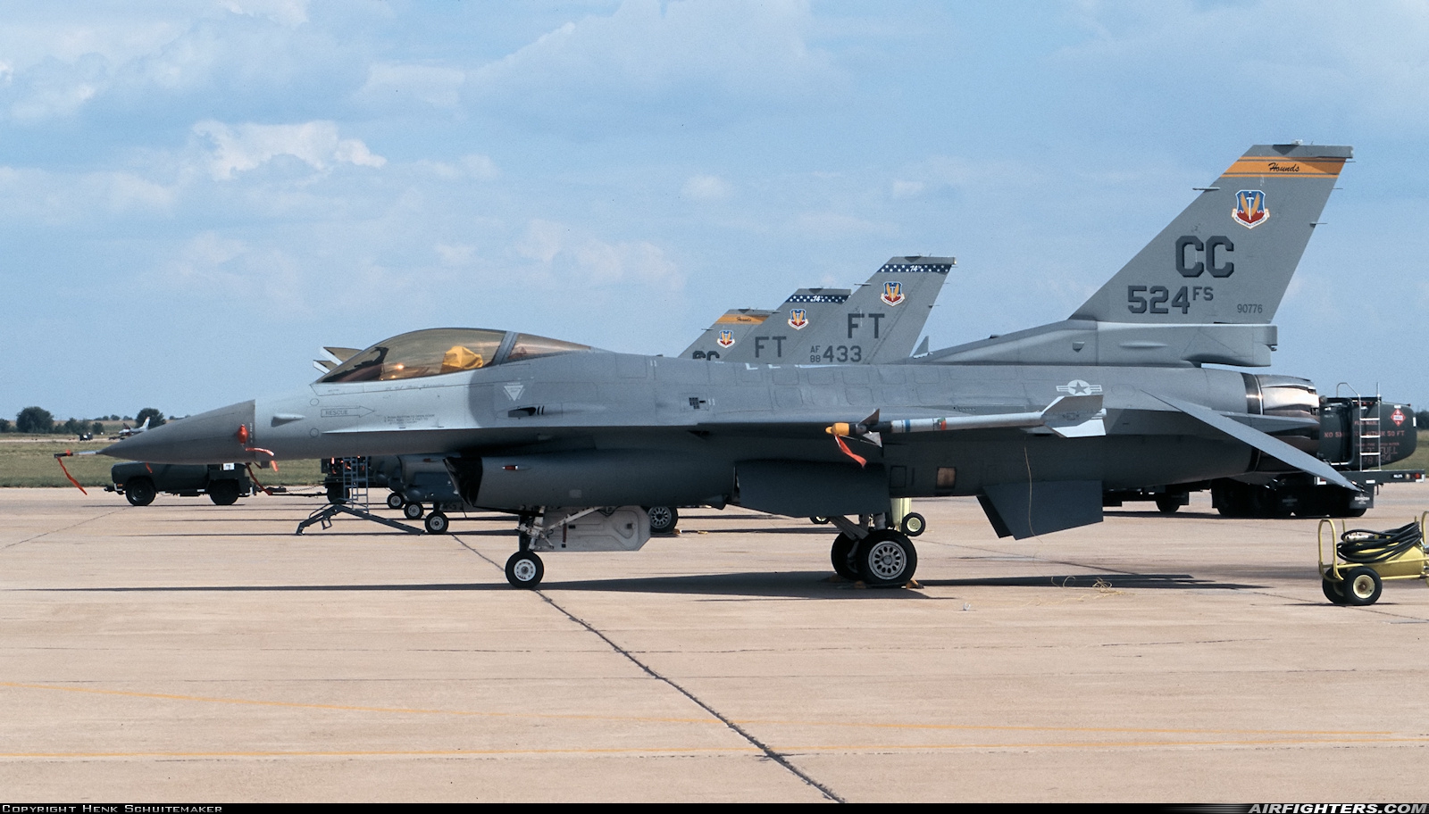 USA - Air Force General Dynamics F-16C Fighting Falcon 90-0776 at Clovis - Cannon AFB (CVS / KCVS), USA