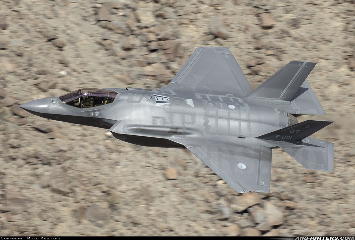 Netherlands - Air Force Lockheed Martin F-35A Lightning II F-001 at Off-Airport - Rainbow Canyon area, USA