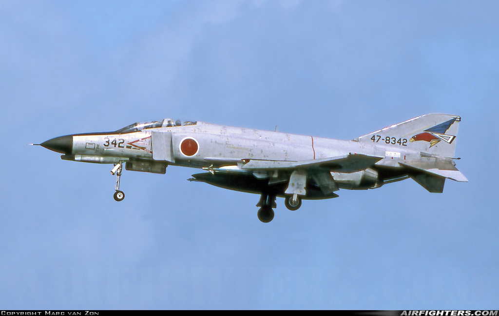 Japan - Air Force McDonnell Douglas F-4EJ Phantom II 47-8342 at Naha (AHA / OKA / ROAH), Japan
