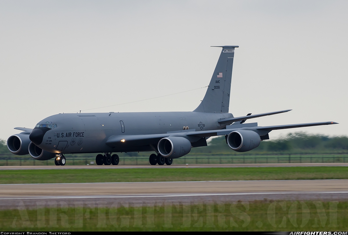 USA - Air Force Boeing KC-135R Stratotanker (717-100) 60-0351 at Fort Worth - Alliance (AFW / KAFW), USA