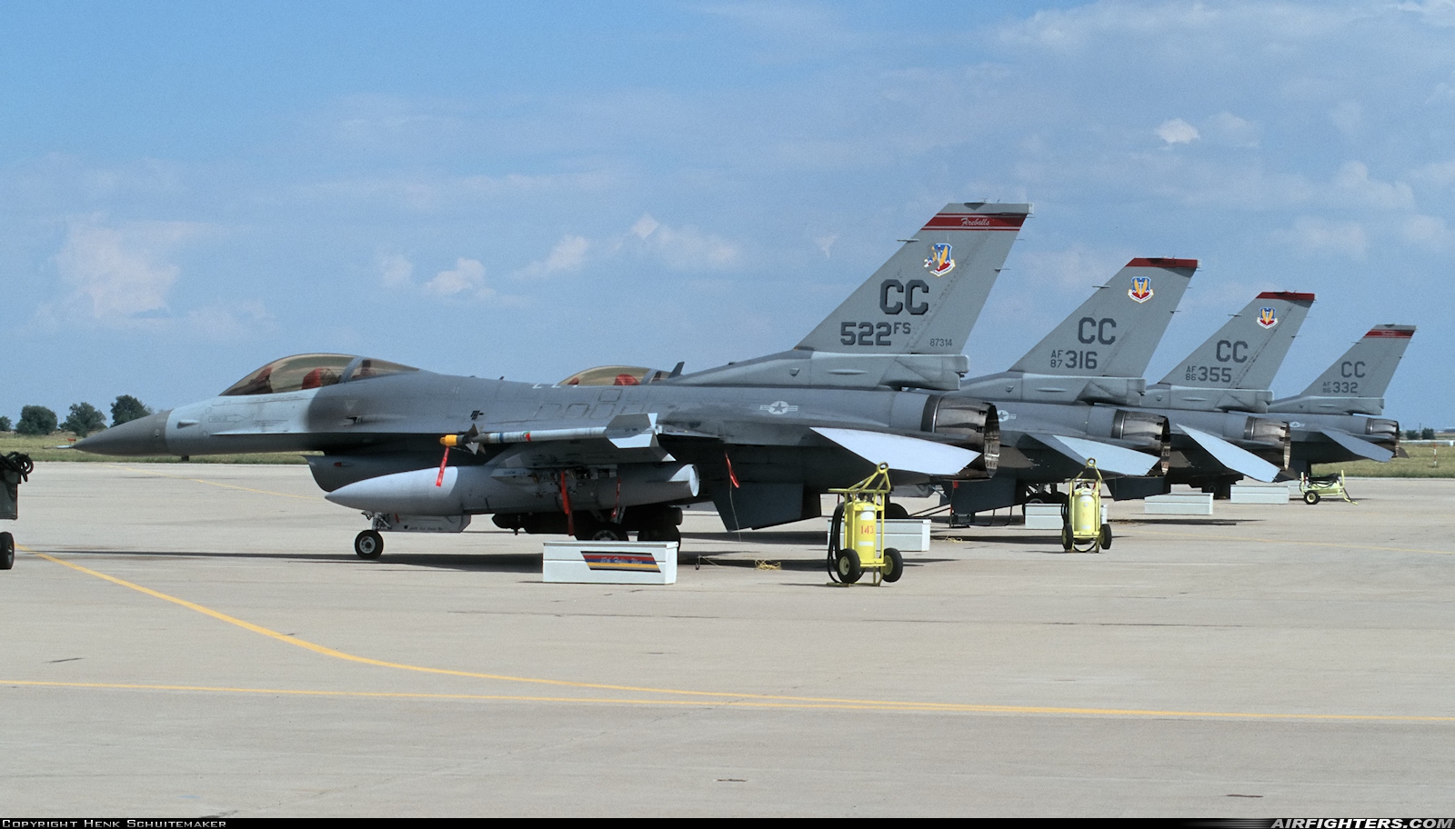 USA - Air Force General Dynamics F-16C Fighting Falcon 87-0314 at Clovis - Cannon AFB (CVS / KCVS), USA