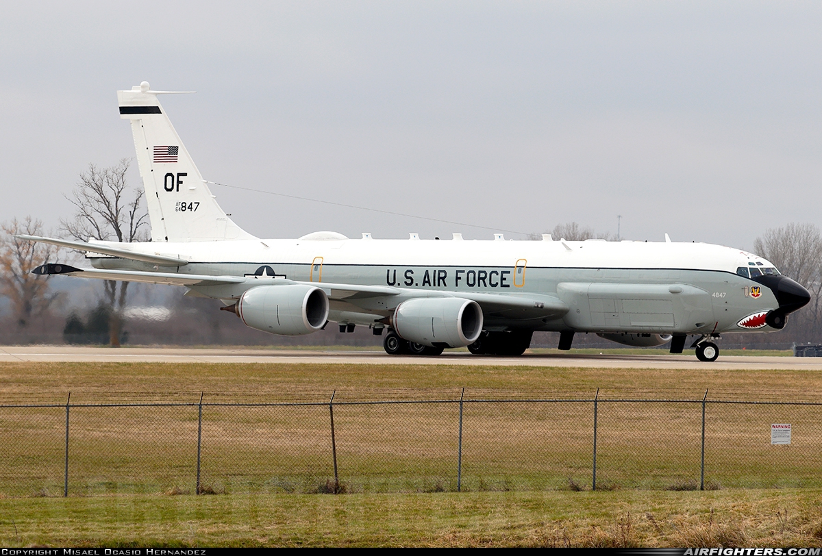 USA - Air Force Boeing RC-135U Combat Sent (739-445B) 64-14847 at Omaha - Offutt AFB (OFF / KOFF), USA