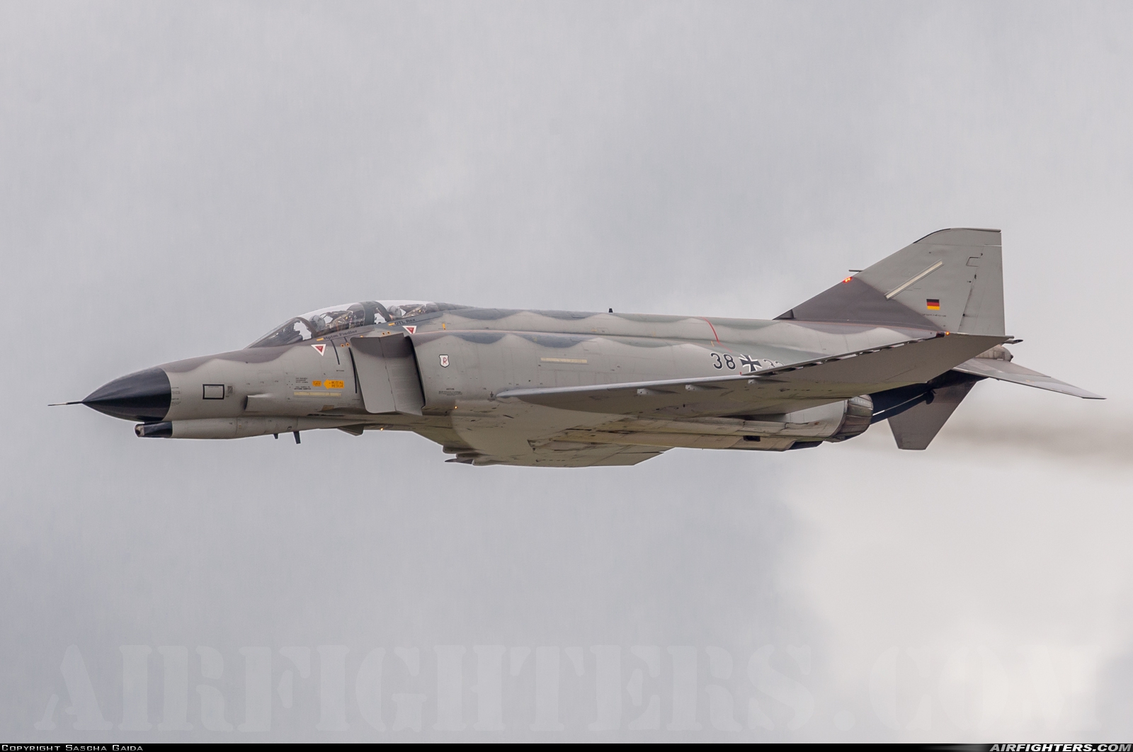 Germany - Air Force McDonnell Douglas F-4F Phantom II 38+33 at Off-Airport - Wittmund, Germany