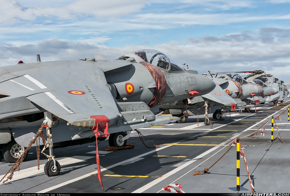 Spain - Navy McDonnell Douglas EAV-8B+ Harrier II VA.1B-27 at Off-Airport - Las Palmas de Gran Canaria, Spain