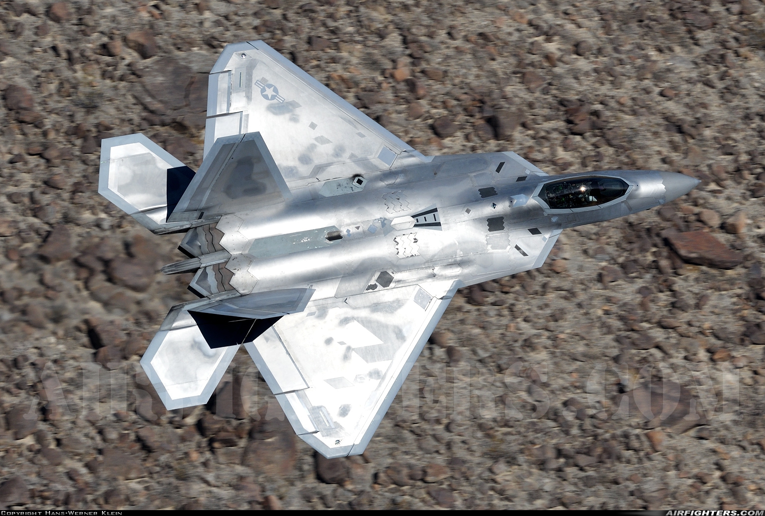 USA - Air Force Lockheed Martin F-22A Raptor 06-4111 at Off-Airport - Rainbow Canyon area, USA