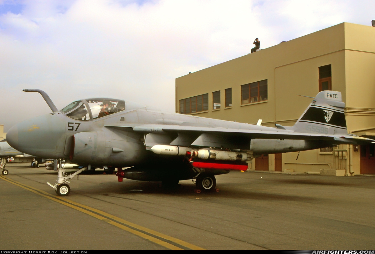USA - Navy Grumman A-6E Intruder (G-128) 155596 at Point Mugu - NAS / Naval Bases Ventura County (NTD / KNTD), USA