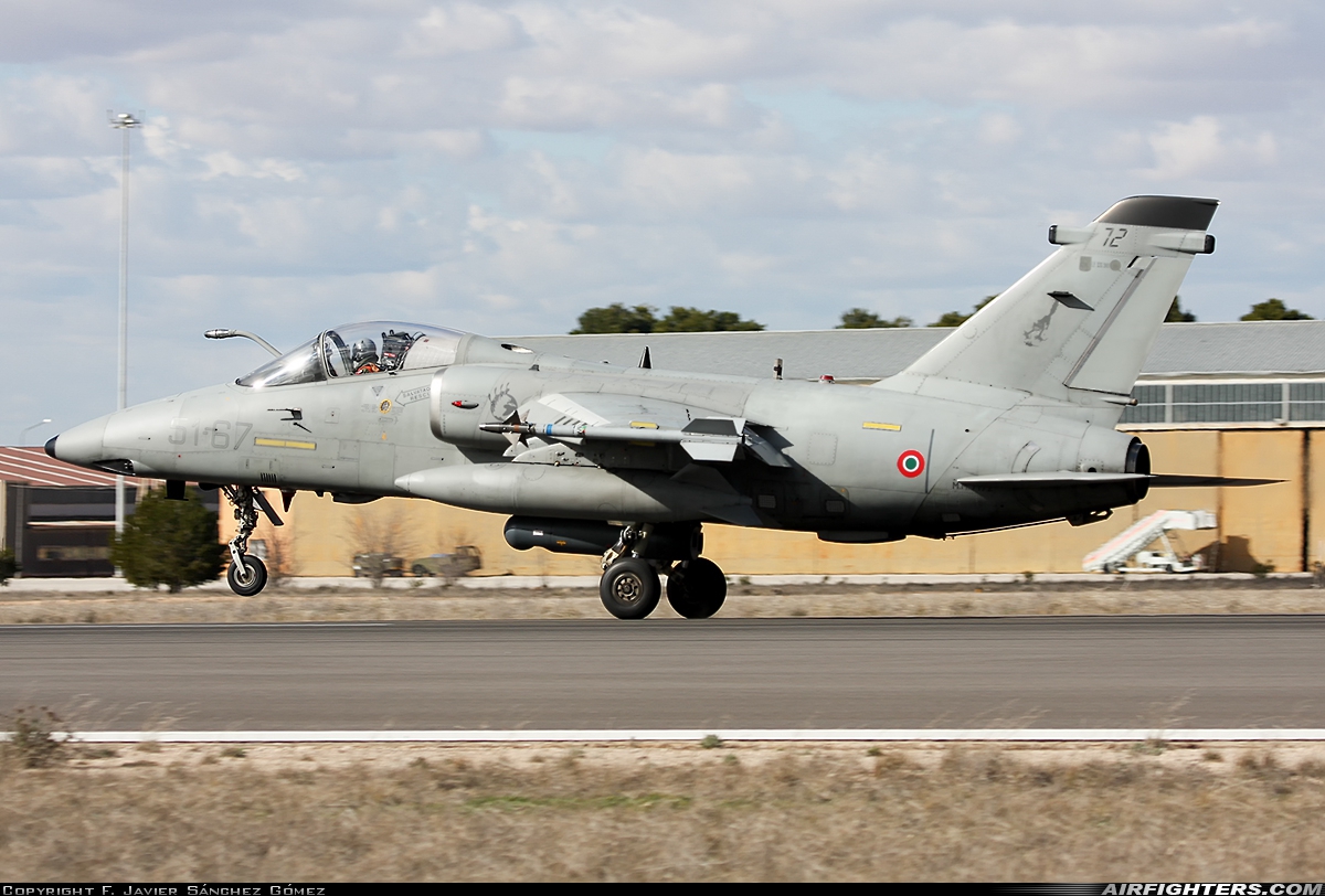 Italy - Air Force AMX International AMX  ACOL MM7172 at Albacete (- Los Llanos) (LEAB), Spain