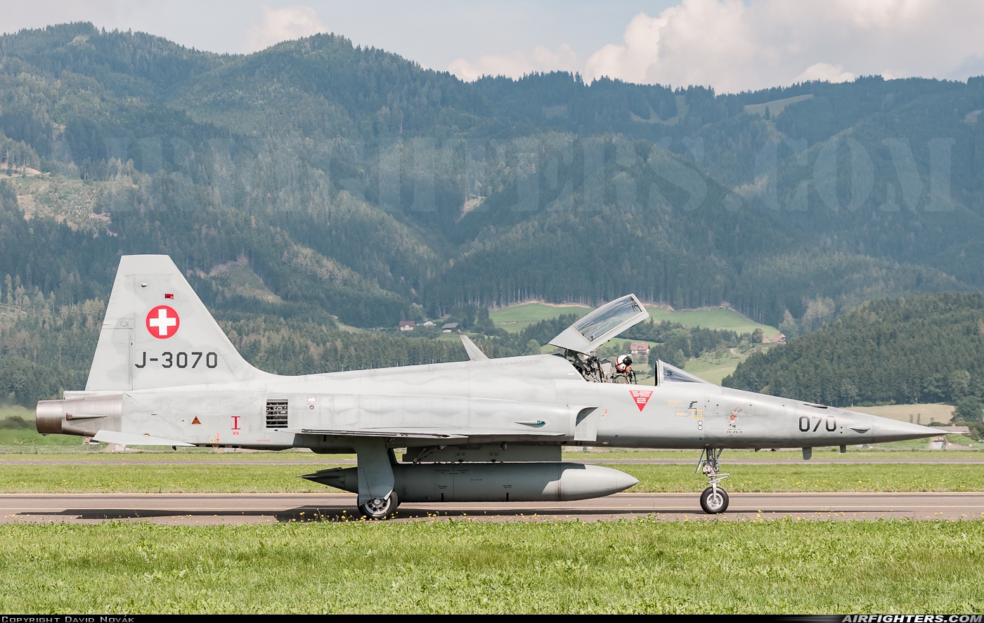Switzerland - Air Force Northrop F-5E Tiger II J-3070 at Zeltweg (LOXZ), Austria