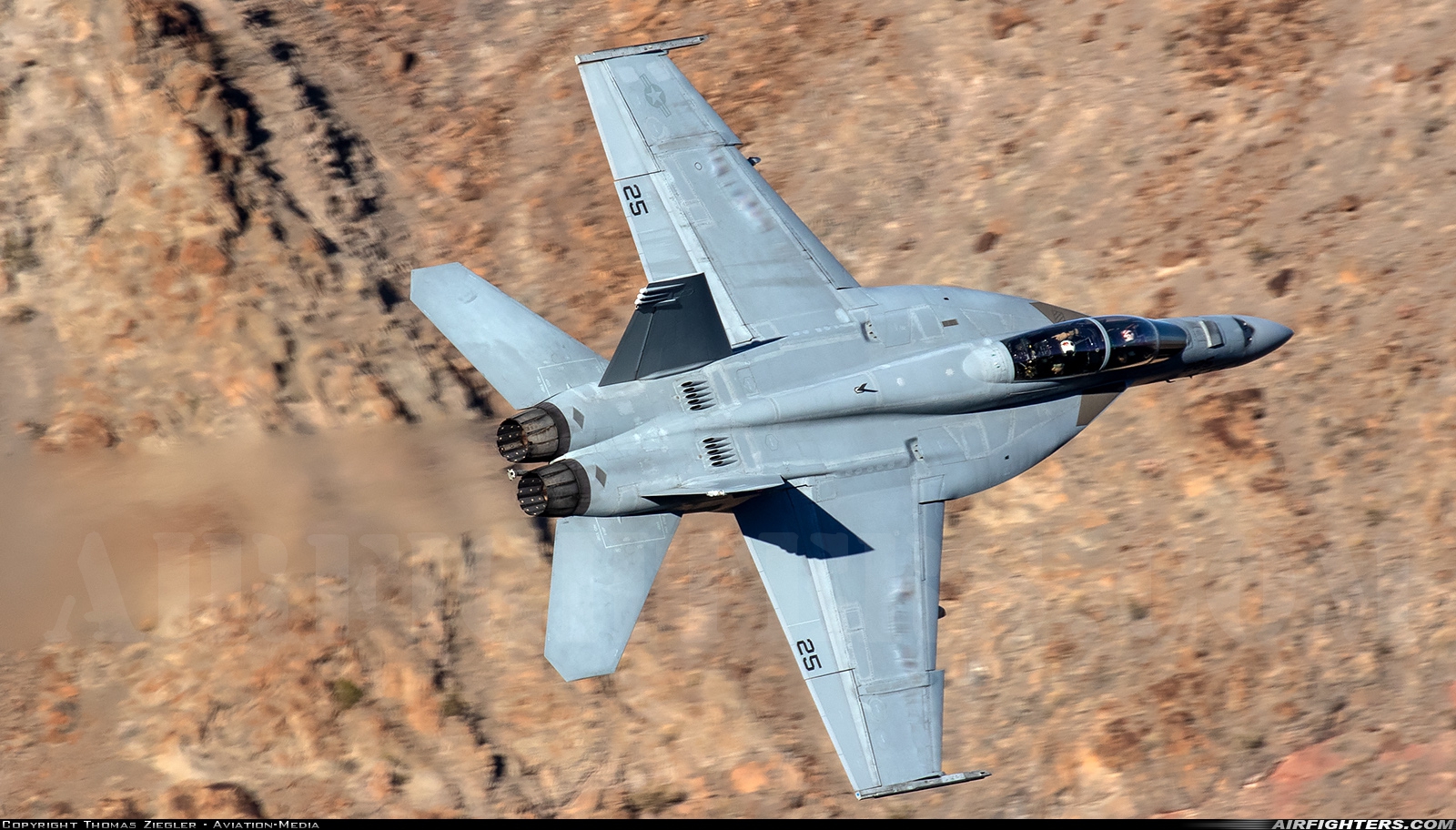 USA - Navy Boeing F/A-18F Super Hornet 166968 at Off-Airport - Rainbow Canyon area, USA