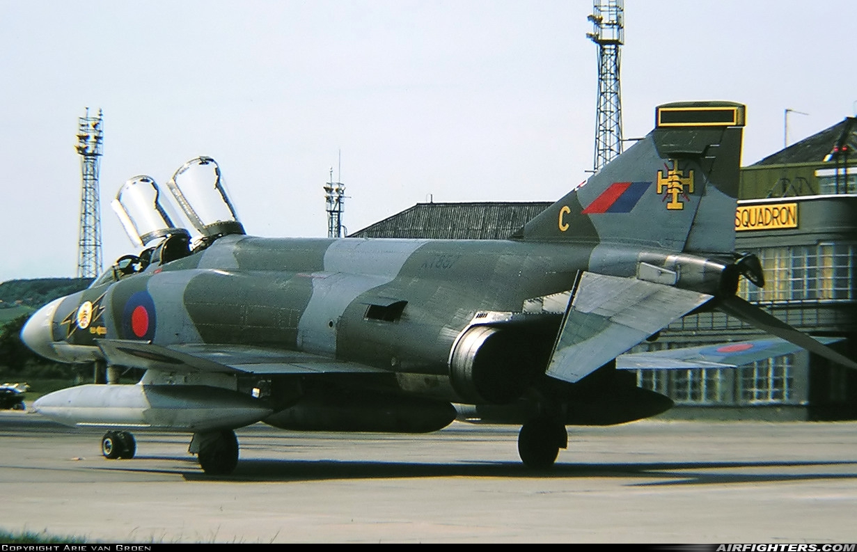 UK - Air Force McDonnell Douglas Phantom FG1 (F-4K) XT857 at Leuchars (St. Andrews) (ADX / EGQL), UK