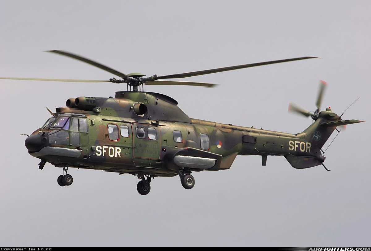 Netherlands - Air Force Aerospatiale AS-532U2 Cougar MkII S-438 at Fairford (FFD / EGVA), UK