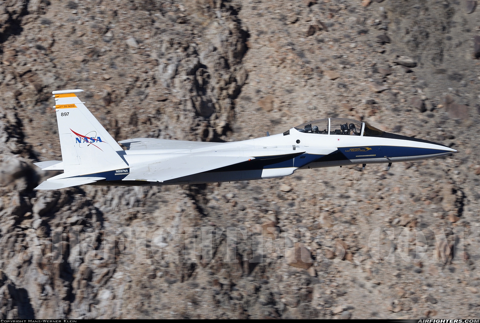 USA - NASA McDonnell Douglas F-15D Eagle N897NA at Off-Airport - Rainbow Canyon area, USA