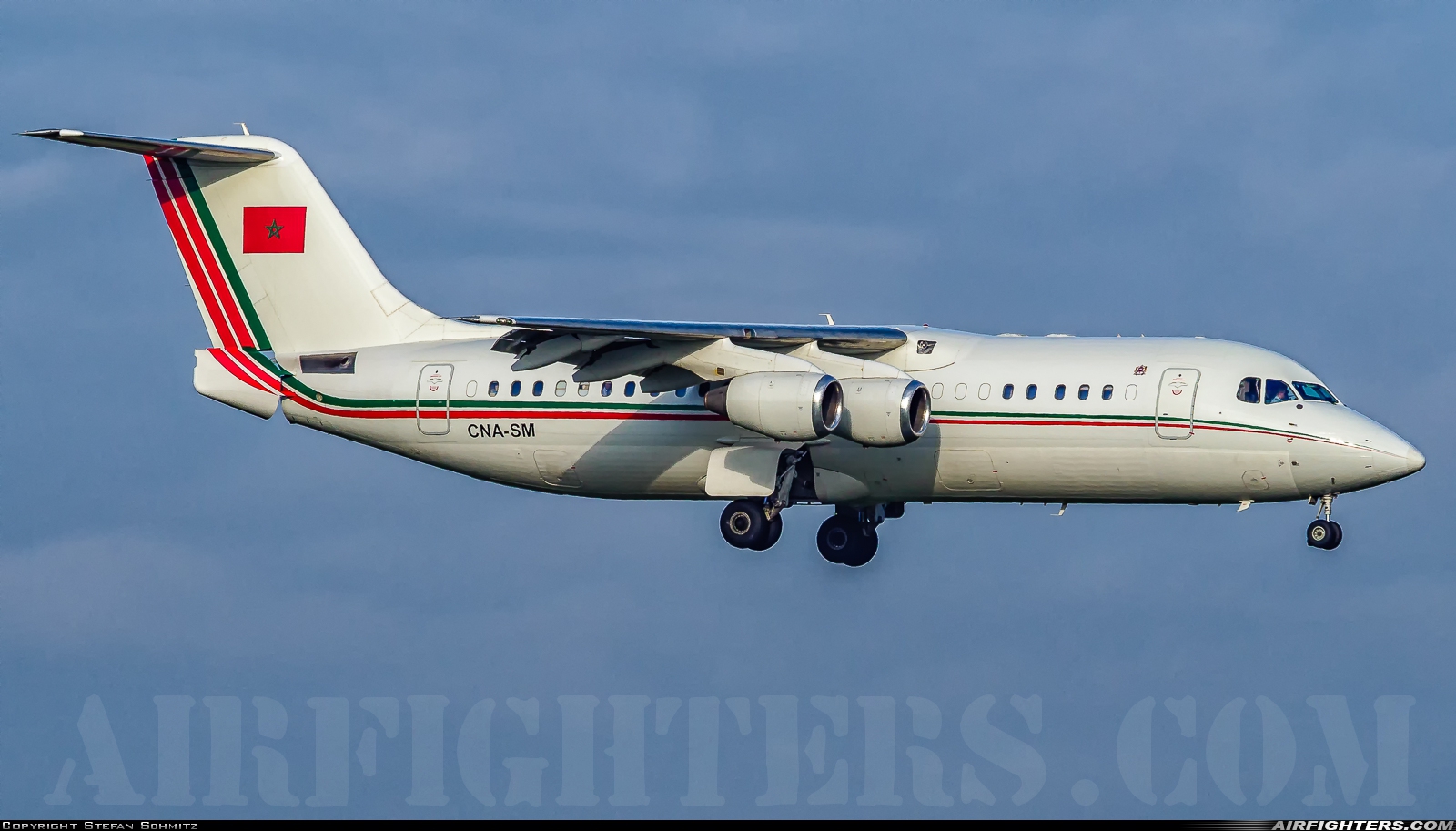 Morocco - Government British Aerospace BAe-146-RJ100 CNA-SM at Cologne / Bonn (- Konrad Adenauer / Wahn) (CGN / EDDK), Germany