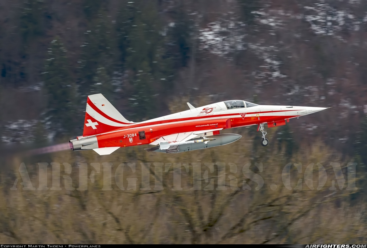 Switzerland - Air Force Northrop F-5E Tiger II J-3084 at Meiringen (LSMM), Switzerland