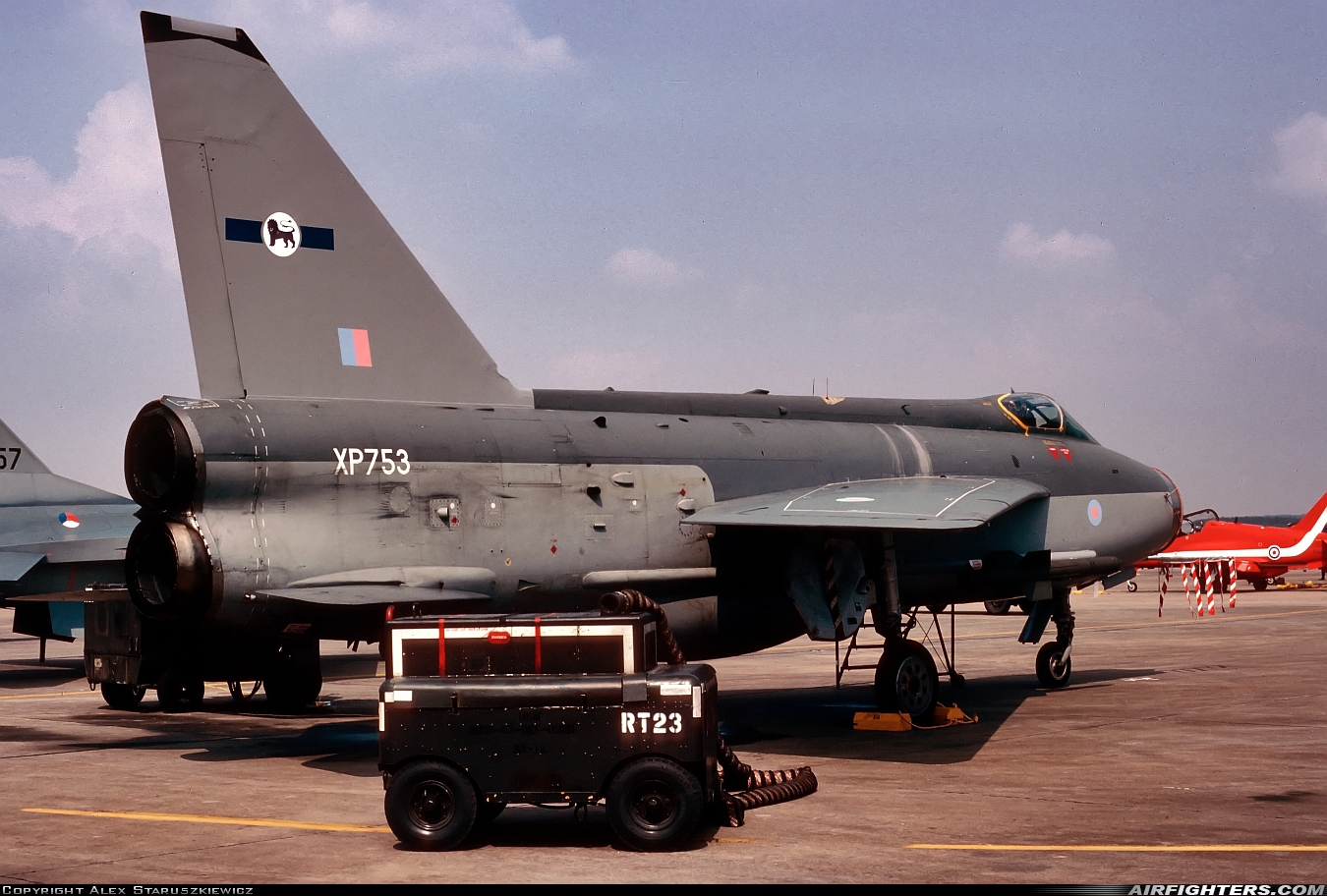 UK - Air Force English Electric Lightning F3 XP753 at Ramstein (- Landstuhl) (RMS / ETAR), Germany