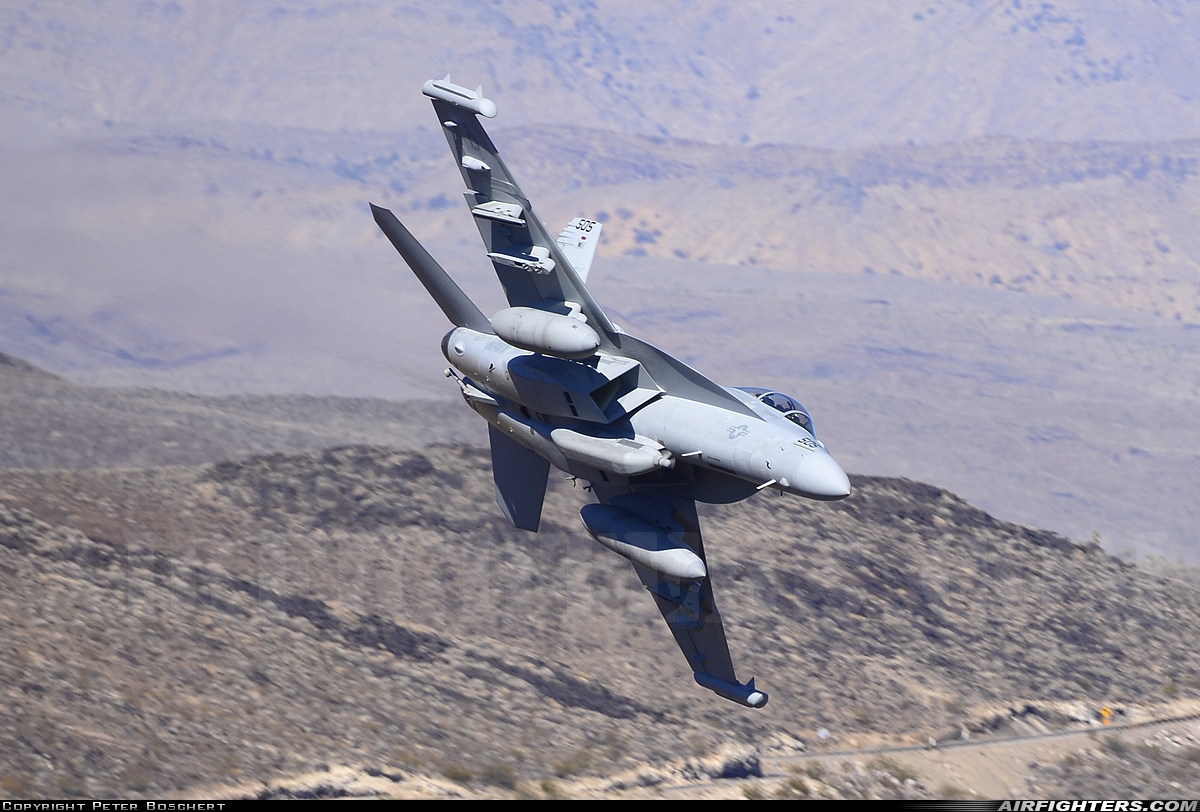 USA - Navy Boeing EA-18G Growler 169133 at Off-Airport - Rainbow Canyon area, USA