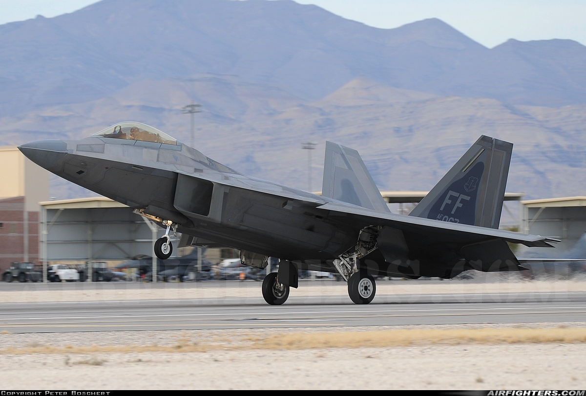 USA - Air Force Lockheed Martin F-22A Raptor 04-4067 at Las Vegas - Nellis AFB (LSV / KLSV), USA