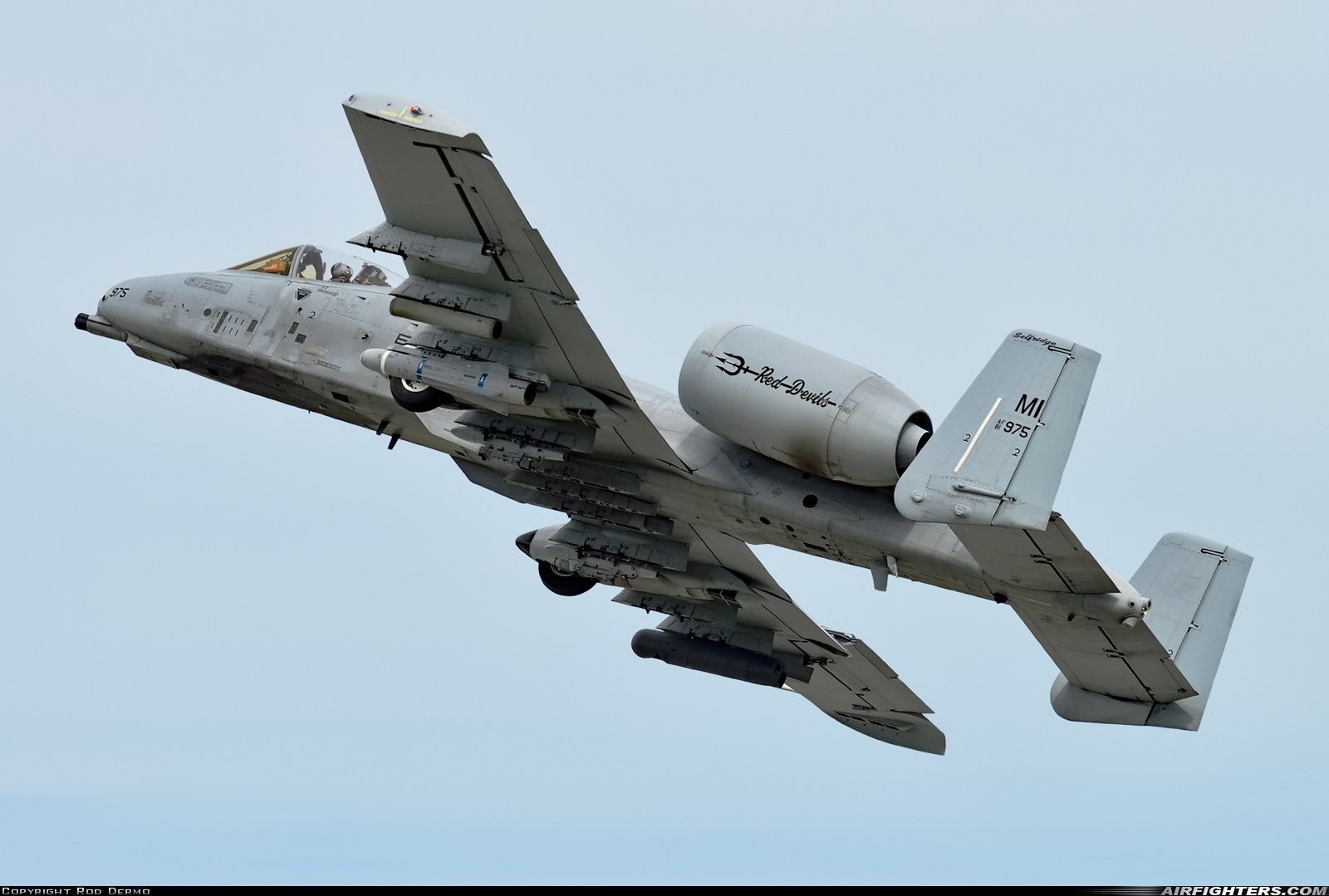 USA - Air Force Fairchild A-10A Thunderbolt II 81-0975 at London (YXU / CYXU), Canada