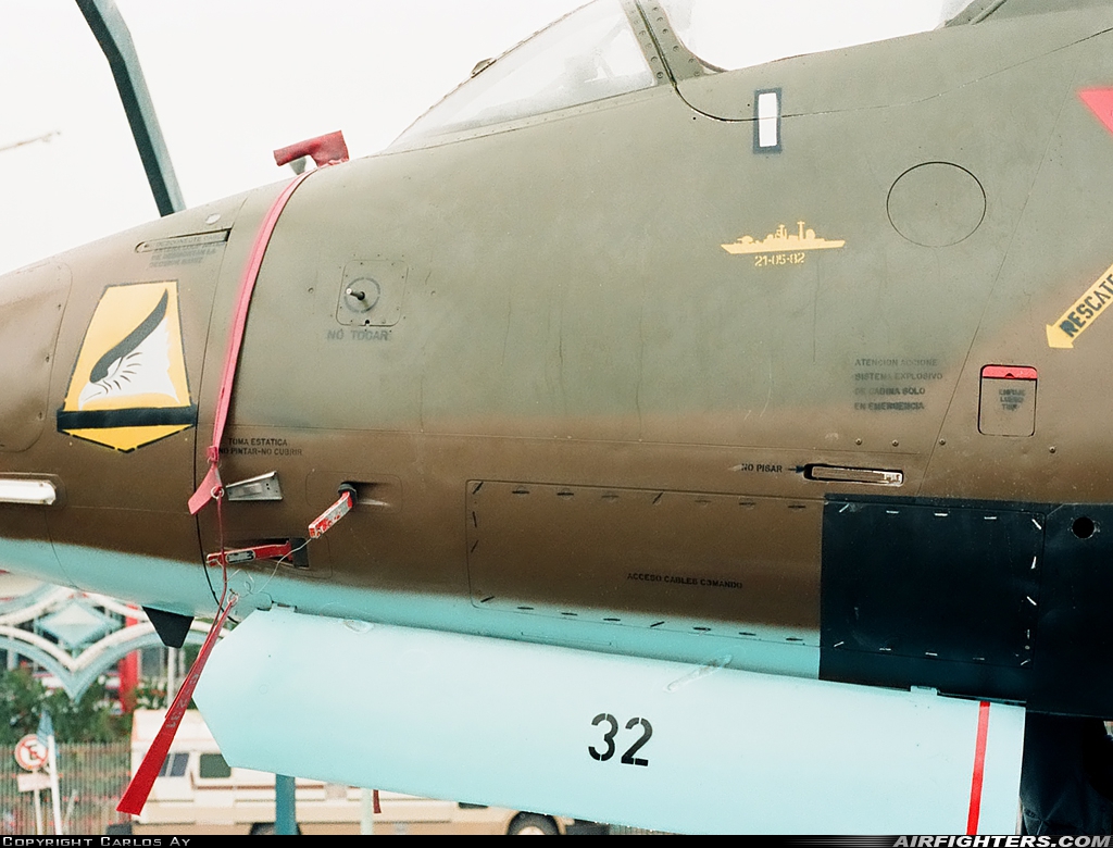 Argentina - Air Force Douglas A-4P Skyhawk C-232 at Off-Airport - Buenos Aires, Argentina