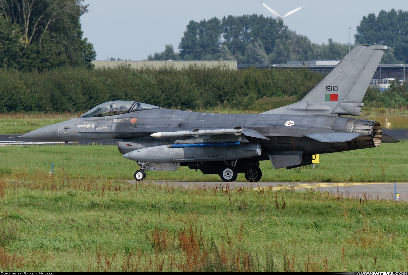 Portugal - Air Force General Dynamics F-16AM Fighting Falcon 15110 at Leeuwarden (LWR / EHLW), Netherlands