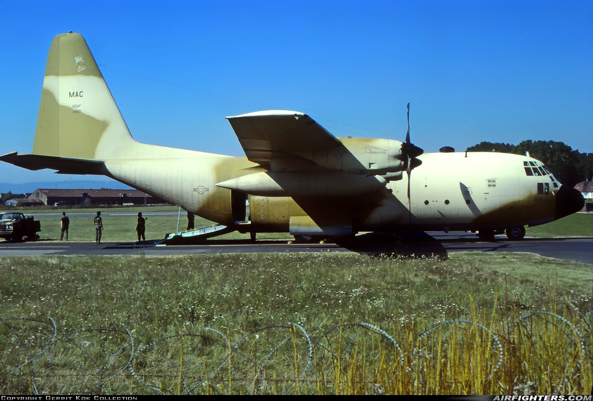 USA - Air Force Lockheed C-130E Hercules (L-382) 62-1821 at Bentwaters (BWY / EGVJ), UK