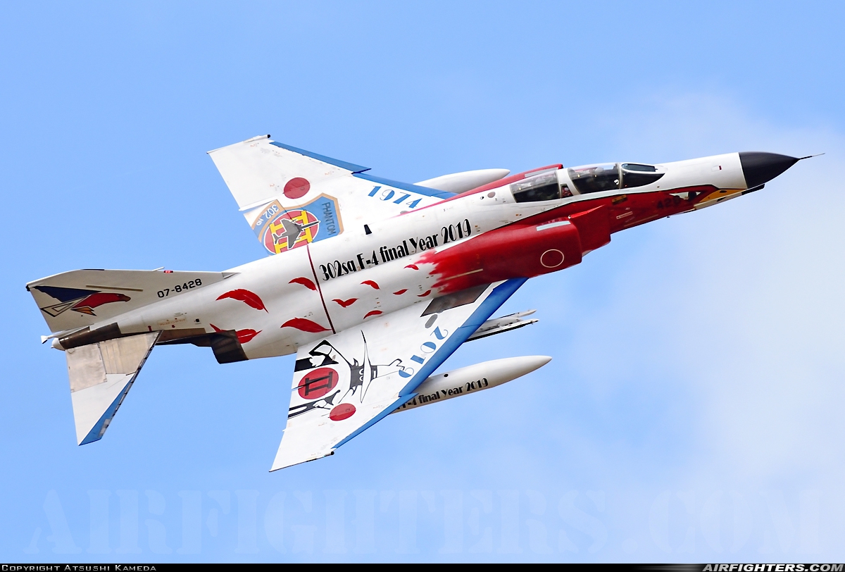 Japan - Air Force McDonnell Douglas F-4EJ-KAI Phantom II 07-8428 at Hyakuri (RJAH), Japan